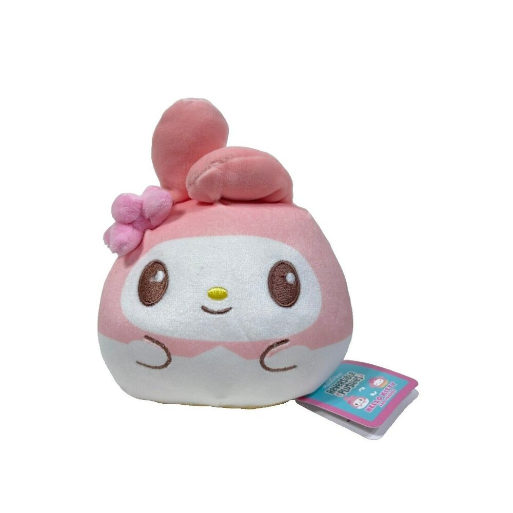 TeeTurtle Sanrio My Melody Ice Cream Reversible 4" Plush Pink